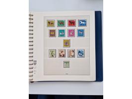 1945/87, vorwiegend postfrische bzw. gestempelte Sammlung, dabei Bund und Berlin doppelt, bis auf wenige jeweils komplett, au