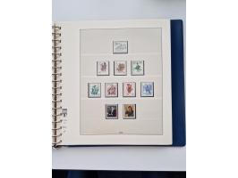 1945/87, vorwiegend postfrische bzw. gestempelte Sammlung, dabei Bund und Berlin doppelt, bis auf wenige jeweils komplett, au