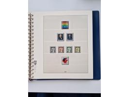 1945/87, vorwiegend postfrische bzw. gestempelte Sammlung, dabei Bund und Berlin doppelt, bis auf wenige jeweils komplett, au