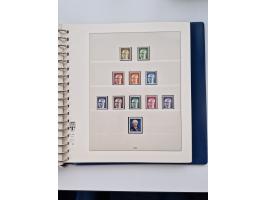 1945/87, vorwiegend postfrische bzw. gestempelte Sammlung, dabei Bund und Berlin doppelt, bis auf wenige jeweils komplett, au