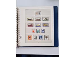 1945/87, vorwiegend postfrische bzw. gestempelte Sammlung, dabei Bund und Berlin doppelt, bis auf wenige jeweils komplett, au