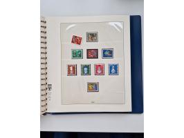 1945/87, vorwiegend postfrische bzw. gestempelte Sammlung, dabei Bund und Berlin doppelt, bis auf wenige jeweils komplett, au