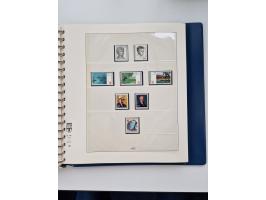 1945/87, vorwiegend postfrische bzw. gestempelte Sammlung, dabei Bund und Berlin doppelt, bis auf wenige jeweils komplett, au