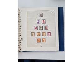 1945/87, vorwiegend postfrische bzw. gestempelte Sammlung, dabei Bund und Berlin doppelt, bis auf wenige jeweils komplett, au