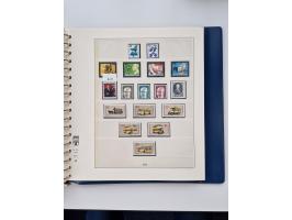 1945/87, vorwiegend postfrische bzw. gestempelte Sammlung, dabei Bund und Berlin doppelt, bis auf wenige jeweils komplett, au