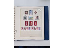 1945/87, vorwiegend postfrische bzw. gestempelte Sammlung, dabei Bund und Berlin doppelt, bis auf wenige jeweils komplett, au