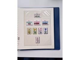 1945/87, vorwiegend postfrische bzw. gestempelte Sammlung, dabei Bund und Berlin doppelt, bis auf wenige jeweils komplett, au