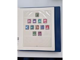 1945/87, vorwiegend postfrische bzw. gestempelte Sammlung, dabei Bund und Berlin doppelt, bis auf wenige jeweils komplett, au