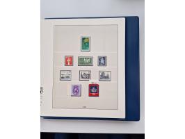 1945/87, vorwiegend postfrische bzw. gestempelte Sammlung, dabei Bund und Berlin doppelt, bis auf wenige jeweils komplett, au