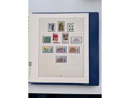 1945/87, vorwiegend postfrische bzw. gestempelte Sammlung, dabei Bund und Berlin doppelt, bis auf wenige jeweils komplett, au