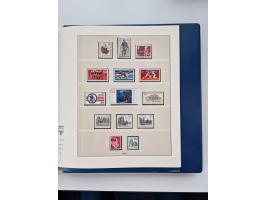 1945/87, vorwiegend postfrische bzw. gestempelte Sammlung, dabei Bund und Berlin doppelt, bis auf wenige jeweils komplett, au