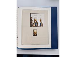 1945/87, vorwiegend postfrische bzw. gestempelte Sammlung, dabei Bund und Berlin doppelt, bis auf wenige jeweils komplett, au