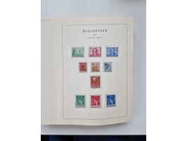 1945/87, vorwiegend postfrische bzw. gestempelte Sammlung, dabei Bund und Berlin doppelt, bis auf wenige jeweils komplett, au