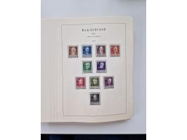 1945/87, vorwiegend postfrische bzw. gestempelte Sammlung, dabei Bund und Berlin doppelt, bis auf wenige jeweils komplett, au