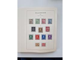 1945/87, vorwiegend postfrische bzw. gestempelte Sammlung, dabei Bund und Berlin doppelt, bis auf wenige jeweils komplett, au