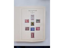 1945/87, vorwiegend postfrische bzw. gestempelte Sammlung, dabei Bund und Berlin doppelt, bis auf wenige jeweils komplett, au