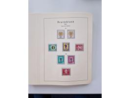 1945/87, vorwiegend postfrische bzw. gestempelte Sammlung, dabei Bund und Berlin doppelt, bis auf wenige jeweils komplett, au