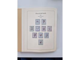 1945/87, vorwiegend postfrische bzw. gestempelte Sammlung, dabei Bund und Berlin doppelt, bis auf wenige jeweils komplett, au