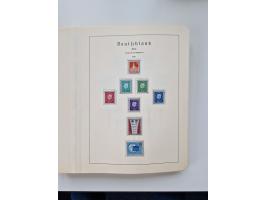 1945/87, vorwiegend postfrische bzw. gestempelte Sammlung, dabei Bund und Berlin doppelt, bis auf wenige jeweils komplett, au