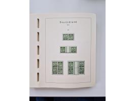 1945/87, vorwiegend postfrische bzw. gestempelte Sammlung, dabei Bund und Berlin doppelt, bis auf wenige jeweils komplett, au