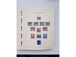 1945/87, vorwiegend postfrische bzw. gestempelte Sammlung, dabei Bund und Berlin doppelt, bis auf wenige jeweils komplett, au
