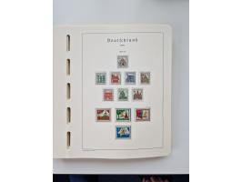 1945/87, vorwiegend postfrische bzw. gestempelte Sammlung, dabei Bund und Berlin doppelt, bis auf wenige jeweils komplett, au