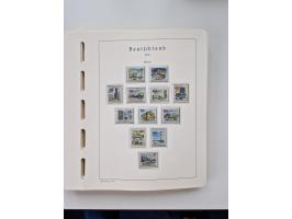 1945/87, vorwiegend postfrische bzw. gestempelte Sammlung, dabei Bund und Berlin doppelt, bis auf wenige jeweils komplett, au