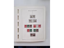 1945/87, vorwiegend postfrische bzw. gestempelte Sammlung, dabei Bund und Berlin doppelt, bis auf wenige jeweils komplett, au