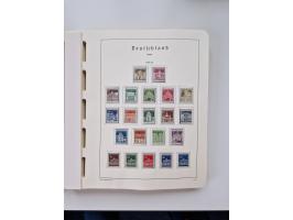 1945/87, vorwiegend postfrische bzw. gestempelte Sammlung, dabei Bund und Berlin doppelt, bis auf wenige jeweils komplett, au
