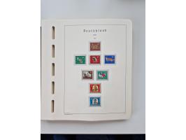 1945/87, vorwiegend postfrische bzw. gestempelte Sammlung, dabei Bund und Berlin doppelt, bis auf wenige jeweils komplett, au