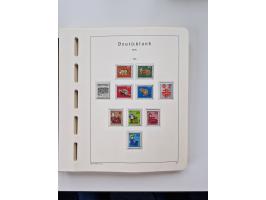 1945/87, vorwiegend postfrische bzw. gestempelte Sammlung, dabei Bund und Berlin doppelt, bis auf wenige jeweils komplett, au