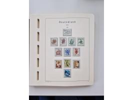 1945/87, vorwiegend postfrische bzw. gestempelte Sammlung, dabei Bund und Berlin doppelt, bis auf wenige jeweils komplett, au