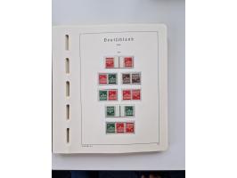 1945/87, vorwiegend postfrische bzw. gestempelte Sammlung, dabei Bund und Berlin doppelt, bis auf wenige jeweils komplett, au