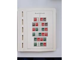 1945/87, vorwiegend postfrische bzw. gestempelte Sammlung, dabei Bund und Berlin doppelt, bis auf wenige jeweils komplett, au