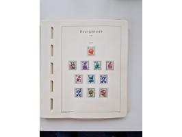 1945/87, vorwiegend postfrische bzw. gestempelte Sammlung, dabei Bund und Berlin doppelt, bis auf wenige jeweils komplett, au