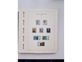 1945/87, vorwiegend postfrische bzw. gestempelte Sammlung, dabei Bund und Berlin doppelt, bis auf wenige jeweils komplett, au