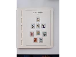 1945/87, vorwiegend postfrische bzw. gestempelte Sammlung, dabei Bund und Berlin doppelt, bis auf wenige jeweils komplett, au