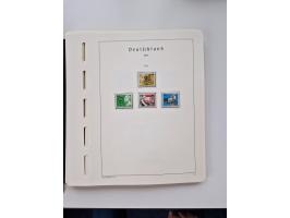 1945/87, vorwiegend postfrische bzw. gestempelte Sammlung, dabei Bund und Berlin doppelt, bis auf wenige jeweils komplett, au