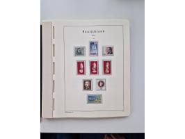 1945/87, vorwiegend postfrische bzw. gestempelte Sammlung, dabei Bund und Berlin doppelt, bis auf wenige jeweils komplett, au