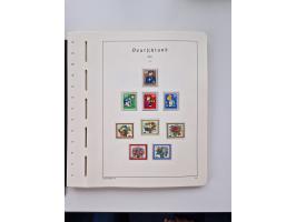 1945/87, vorwiegend postfrische bzw. gestempelte Sammlung, dabei Bund und Berlin doppelt, bis auf wenige jeweils komplett, au