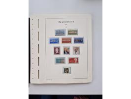 1945/87, vorwiegend postfrische bzw. gestempelte Sammlung, dabei Bund und Berlin doppelt, bis auf wenige jeweils komplett, au
