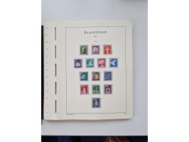 1945/87, vorwiegend postfrische bzw. gestempelte Sammlung, dabei Bund und Berlin doppelt, bis auf wenige jeweils komplett, au