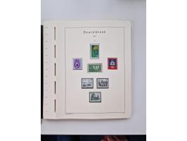 1945/87, vorwiegend postfrische bzw. gestempelte Sammlung, dabei Bund und Berlin doppelt, bis auf wenige jeweils komplett, au