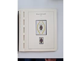 1945/87, vorwiegend postfrische bzw. gestempelte Sammlung, dabei Bund und Berlin doppelt, bis auf wenige jeweils komplett, au