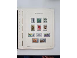 1945/87, vorwiegend postfrische bzw. gestempelte Sammlung, dabei Bund und Berlin doppelt, bis auf wenige jeweils komplett, au