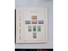 1945/87, vorwiegend postfrische bzw. gestempelte Sammlung, dabei Bund und Berlin doppelt, bis auf wenige jeweils komplett, au