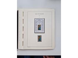 1945/87, vorwiegend postfrische bzw. gestempelte Sammlung, dabei Bund und Berlin doppelt, bis auf wenige jeweils komplett, au