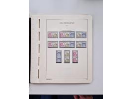 1945/87, vorwiegend postfrische bzw. gestempelte Sammlung, dabei Bund und Berlin doppelt, bis auf wenige jeweils komplett, au