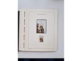 1945/87, vorwiegend postfrische bzw. gestempelte Sammlung, dabei Bund und Berlin doppelt, bis auf wenige jeweils komplett, au