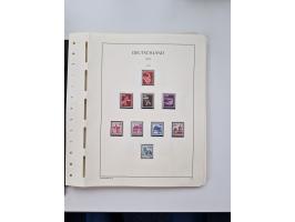 1945/87, vorwiegend postfrische bzw. gestempelte Sammlung, dabei Bund und Berlin doppelt, bis auf wenige jeweils komplett, au